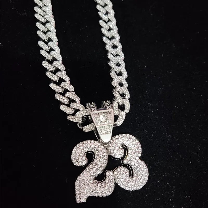 Number 23 Pendant Necklace - Image 3