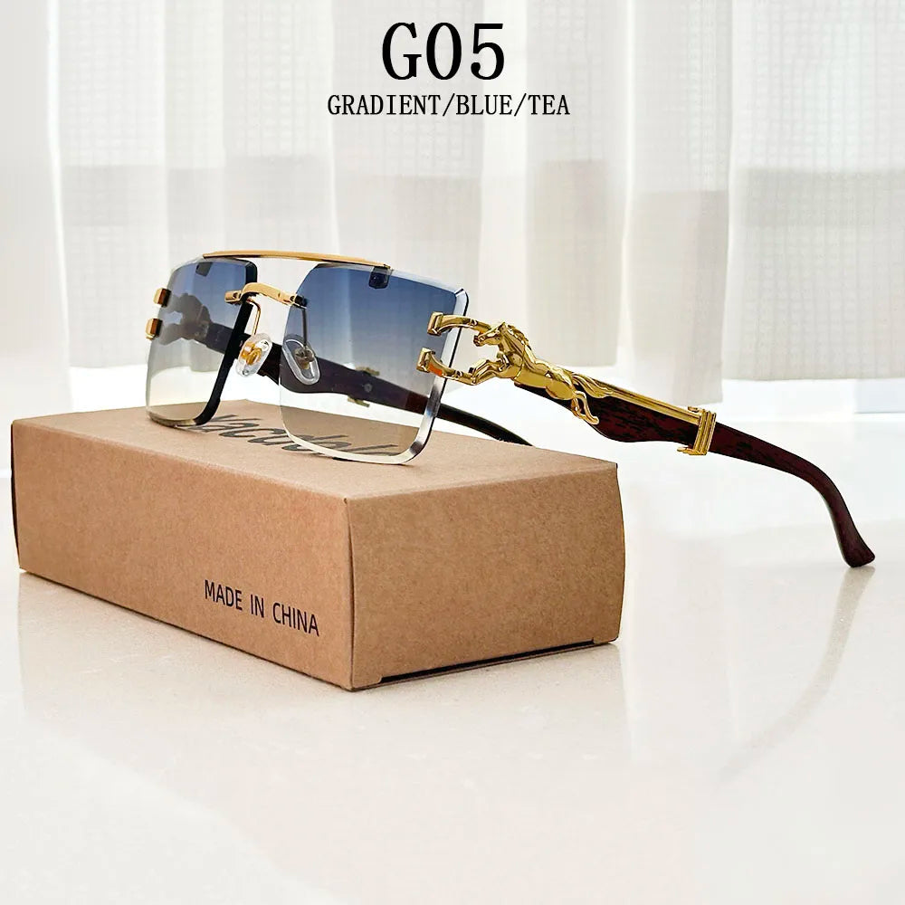 2025 Vintage Square Sunglasses – Luxury Fashion Shades for Men & Women with Free Shipping - Image 10