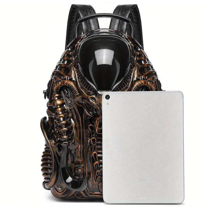 Cyberpunk Shoulder Backpack – Creative & Unique Design for Unisex Wear - Image 2