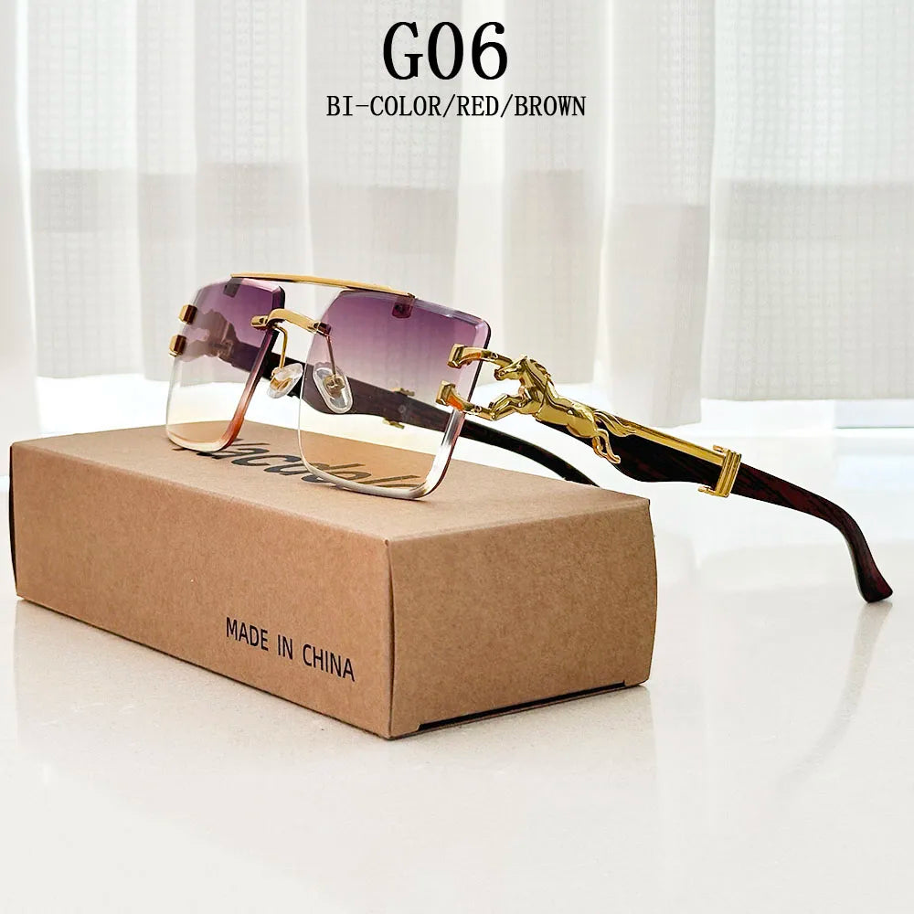 2025 Vintage Square Sunglasses – Luxury Fashion Shades for Men & Women with Free Shipping - Image 9