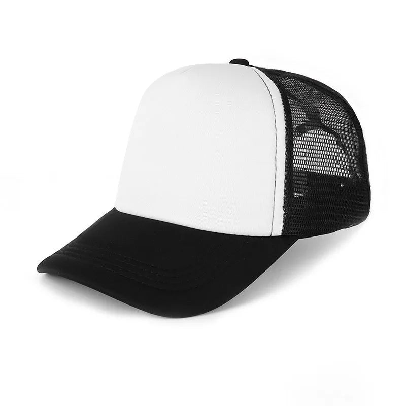 Customized Logo Mesh Baseball Caps – Unisex 5-Panel Trucker Snapback Hats for Summer - Image 56