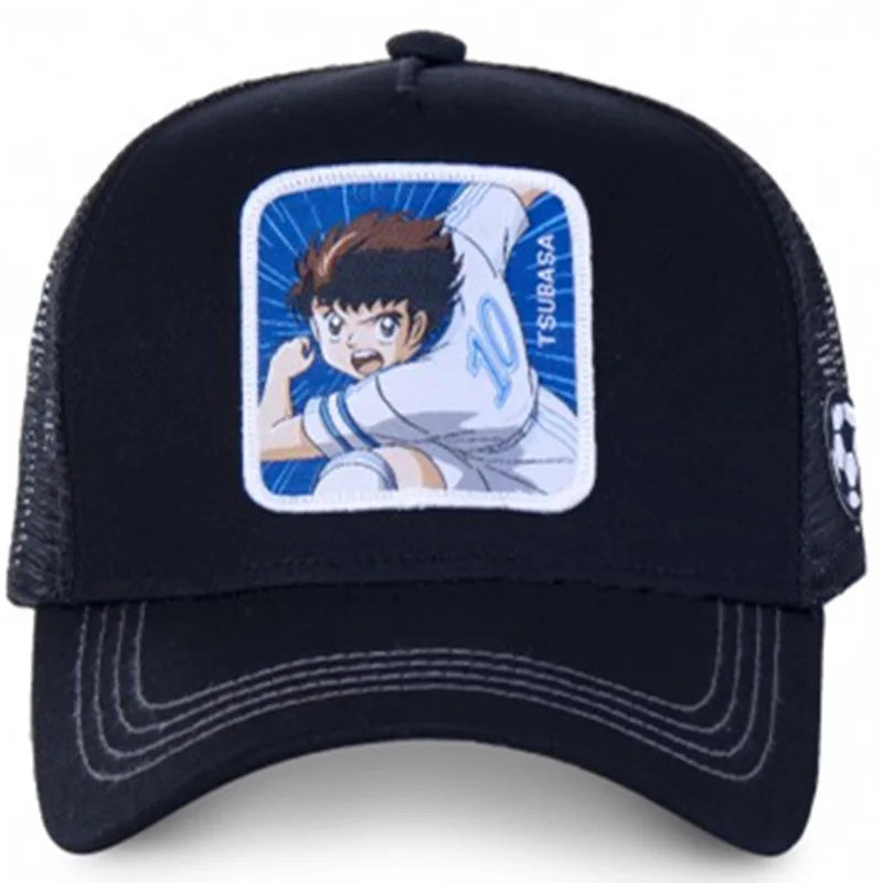 Tsubasa Anime Snapback Cap – High-Quality Cotton Trucker Hat for Men & Women - Image 2