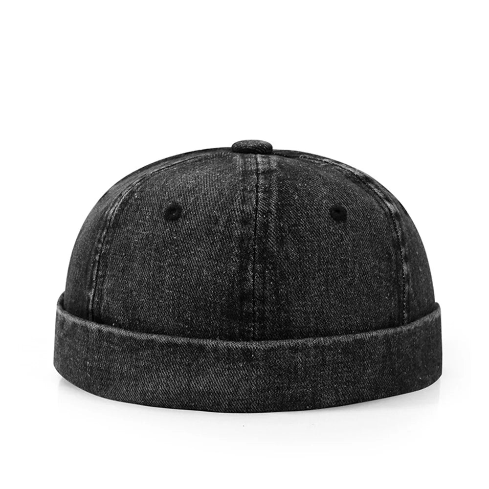 Vintage Brimless Docker Cap – Adjustable Cotton Skullies Beanie for Men’s Streetwear & Hip Hop Style - Image 9