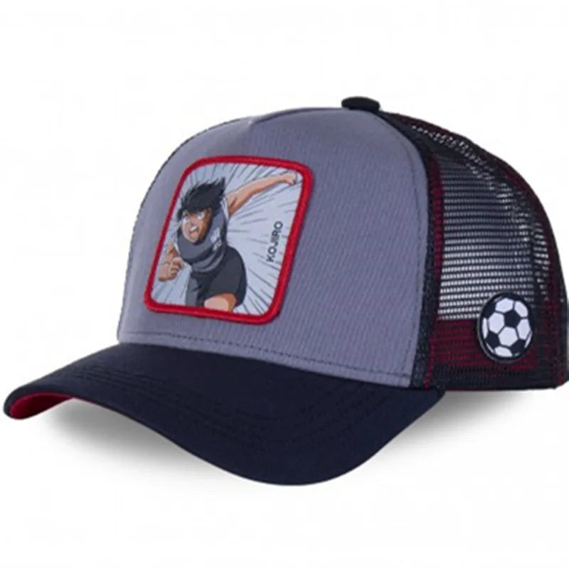 Tsubasa Anime Snapback Cap – High-Quality Cotton Trucker Hat for Men & Women - Image 4