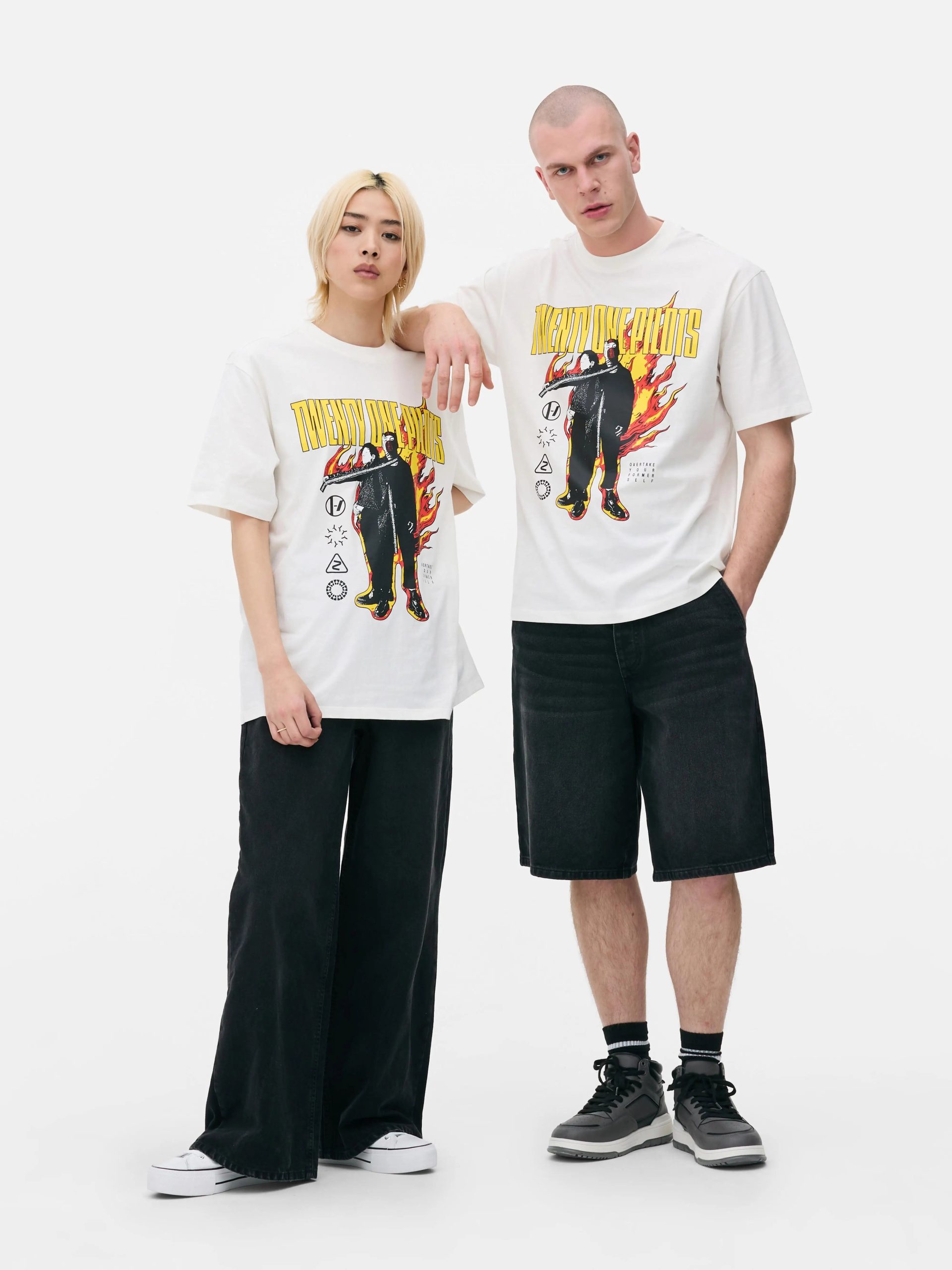 Twenty One Pilots Band T-Shirt – Oversized Unisex Summer Cotton Tee for Men & Women - Image 3