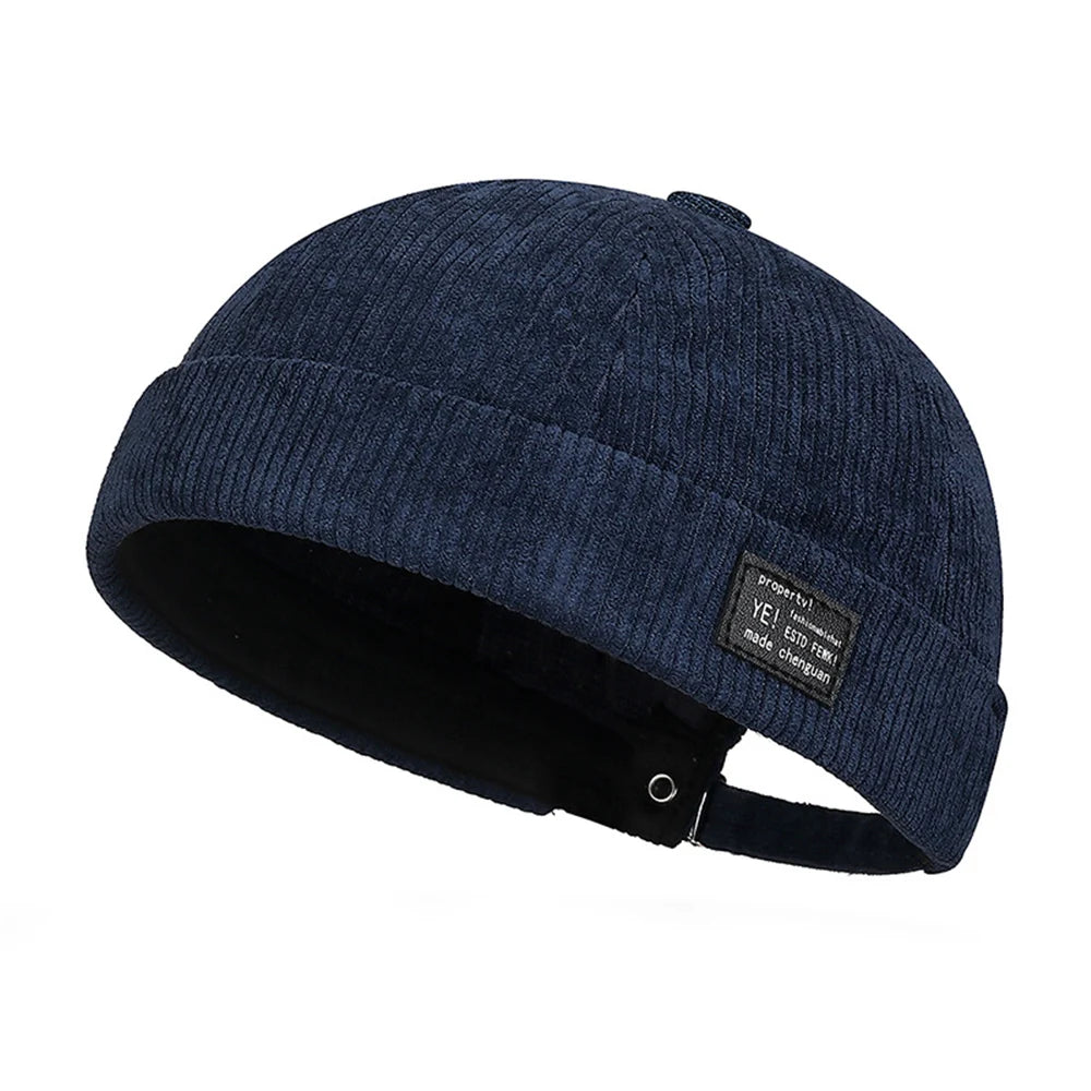 Vintage Brimless Docker Cap – Adjustable Cotton Skullies Beanie for Men’s Streetwear & Hip Hop Style - Image 13