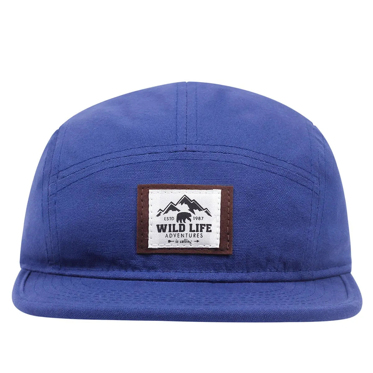 WILD LIFE Cotton 5-Panel Baseball Cap – Adjustable Snapback Hat for Men & Women - Image 9