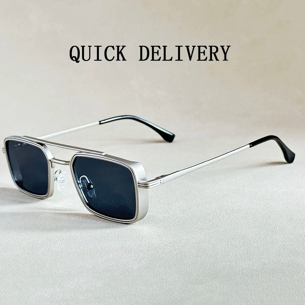 2025 Steampunk Square Sunglasses – Vintage Designer Eyewear for Men & Women - Image 6