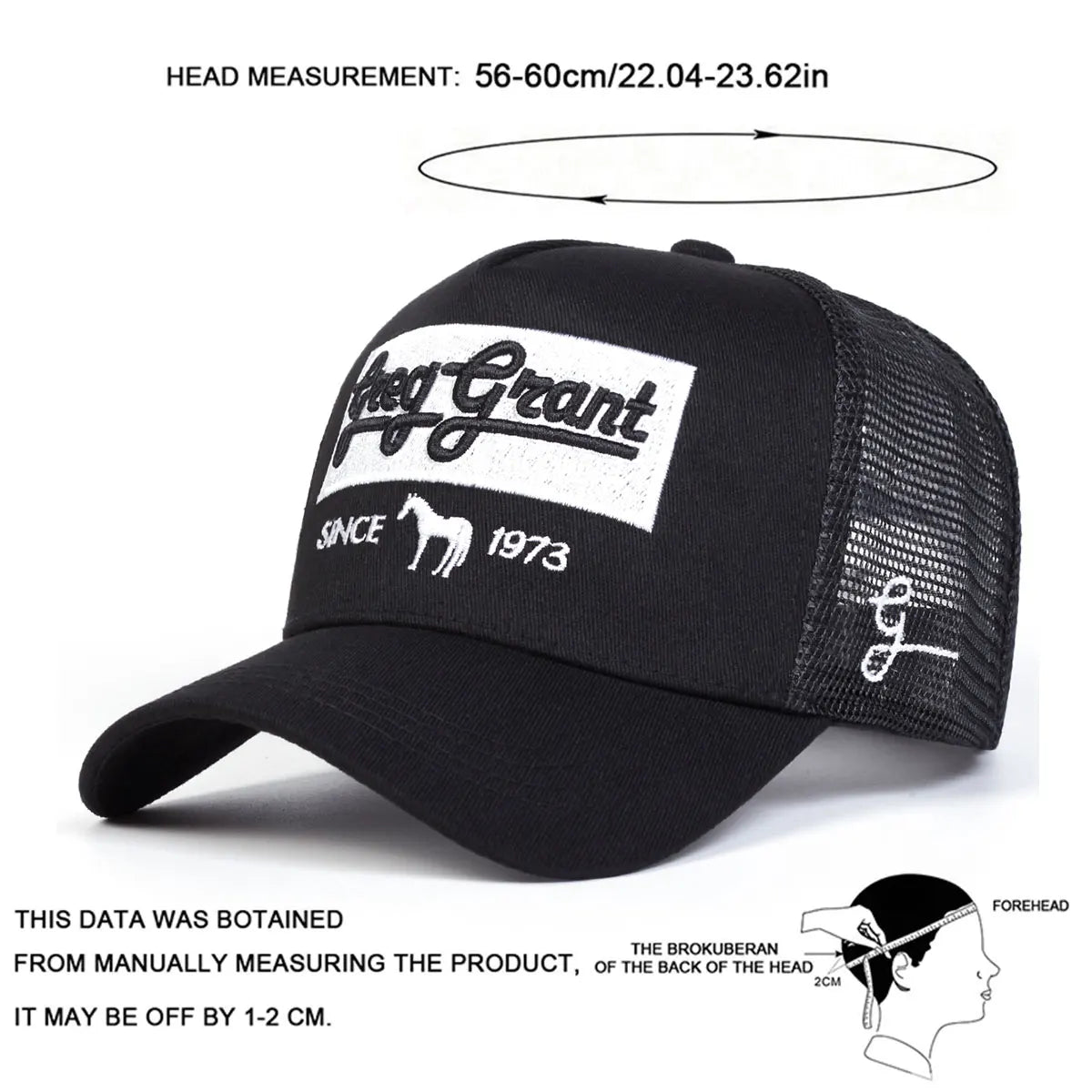 Unisex "SINCE 1973" Embroidery Mesh Baseball Cap – Adjustable Hip Hop Outdoor Hat for Spring & Summer - Image 5