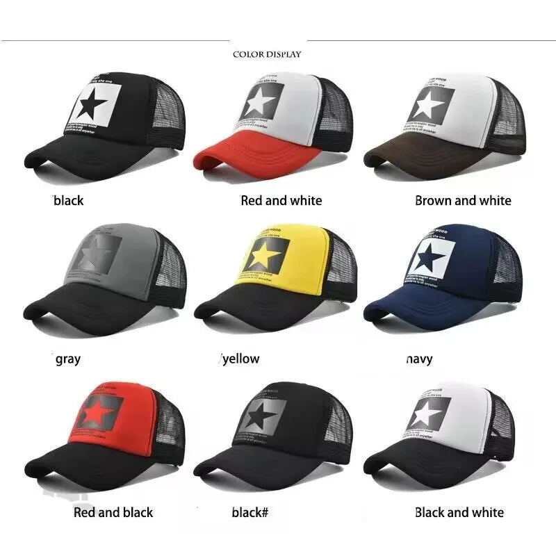 Fashion Spring Baseball Cap Snapback Mesh Hats – Hip Hop Outdoor Casual Sun Caps for Men & Women - Image 2