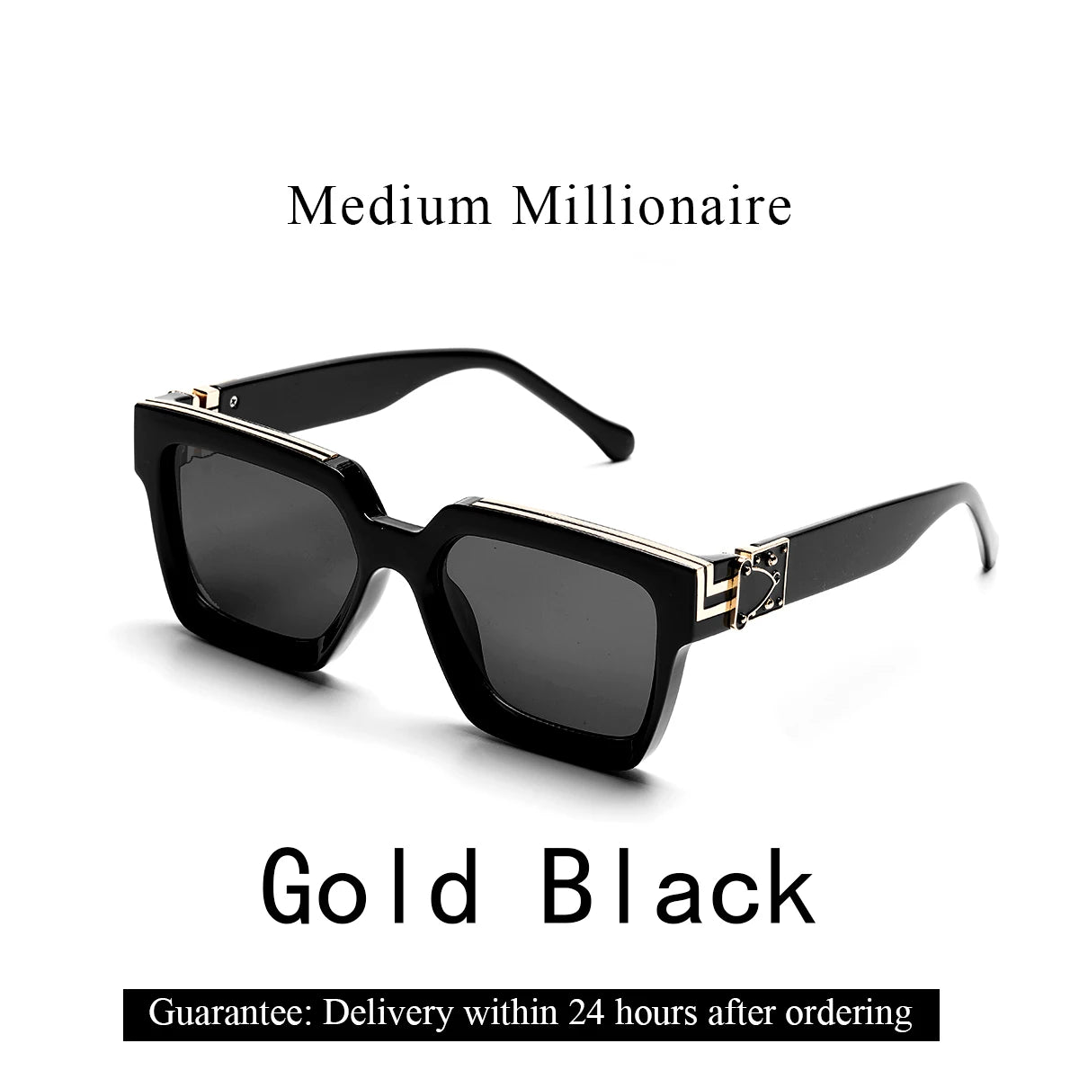 Ruiao Retro Millionaire Sunglasses – 2025 Luxury Square Shades for Men & Women - Image 15