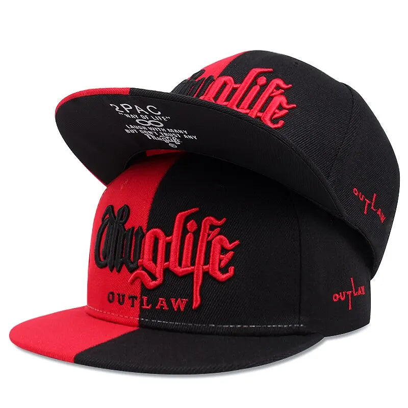 Thug Life Embroidered Baseball Cap – Fashion Snapback Hat for Adult Street & Casual Wear - Image 4