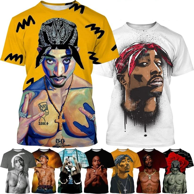2023 Hot Sale 3D Printed T-Shirt – Unisex Hip Hop Street Style Tee for Kids