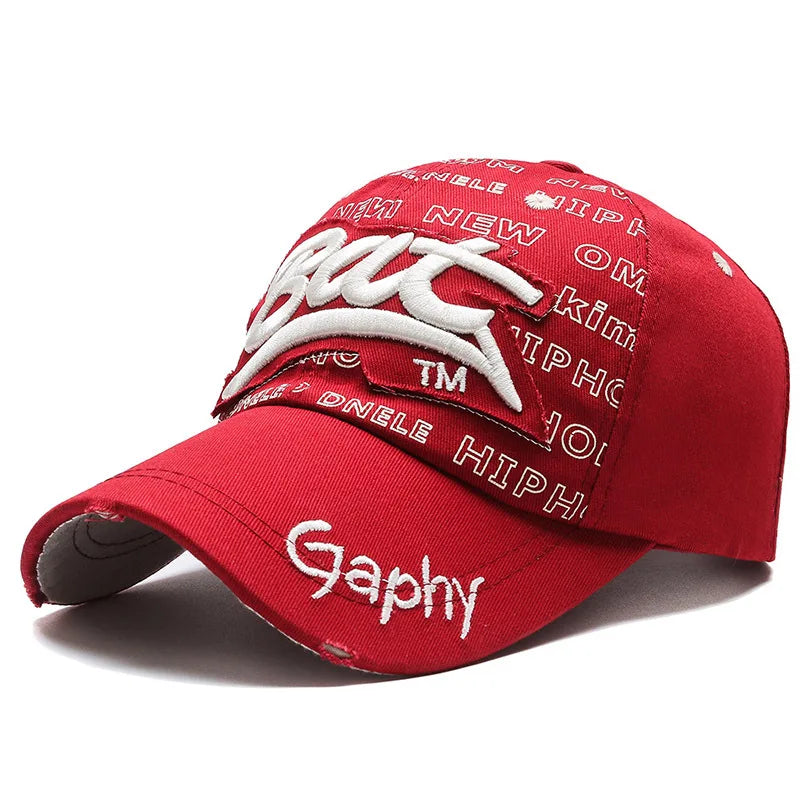 Korean Style Letter Embroidered Baseball Cap – Men’s Hip Hop Snapback for Summer & Street Fashion - Image 10