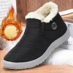 Men’s Waterproof Winter Snow Boots – Outdoor Work Footwear with Plush Lining