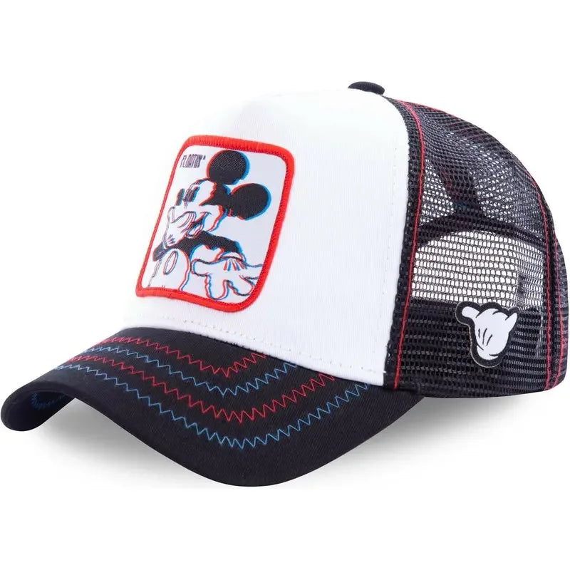 High-Quality Disney Style Cartoon Snapback – Unisex Cotton Baseball Cap with Mesh Back - Image 13