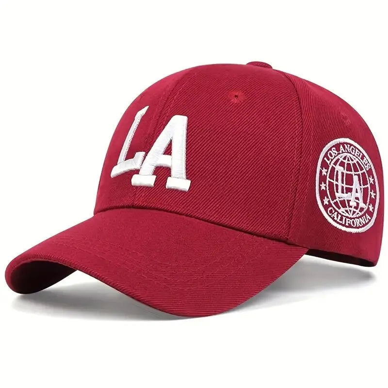 Unisex LA Letter Embroidery Snapback Cap – Adjustable Casual Hat for Spring & Autumn - Image 14
