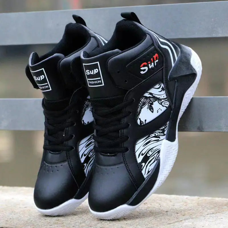 New Anti-Slip High-Top Men’s Basketball Sneakers – Luxury Running & Casual Fashion Shoes - Image 6
