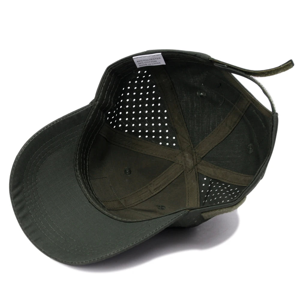 New Men’s Camouflage Baseball Cap – Breathable Outdoor Sun Hat for Sports & Adventure - Image 5