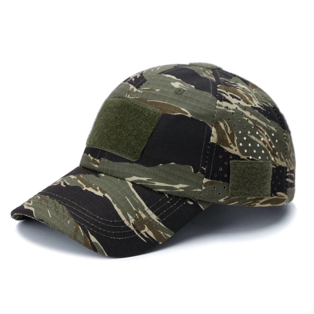 New Men’s Camouflage Baseball Cap – Breathable Outdoor Sun Hat for Sports & Adventure - Image 44