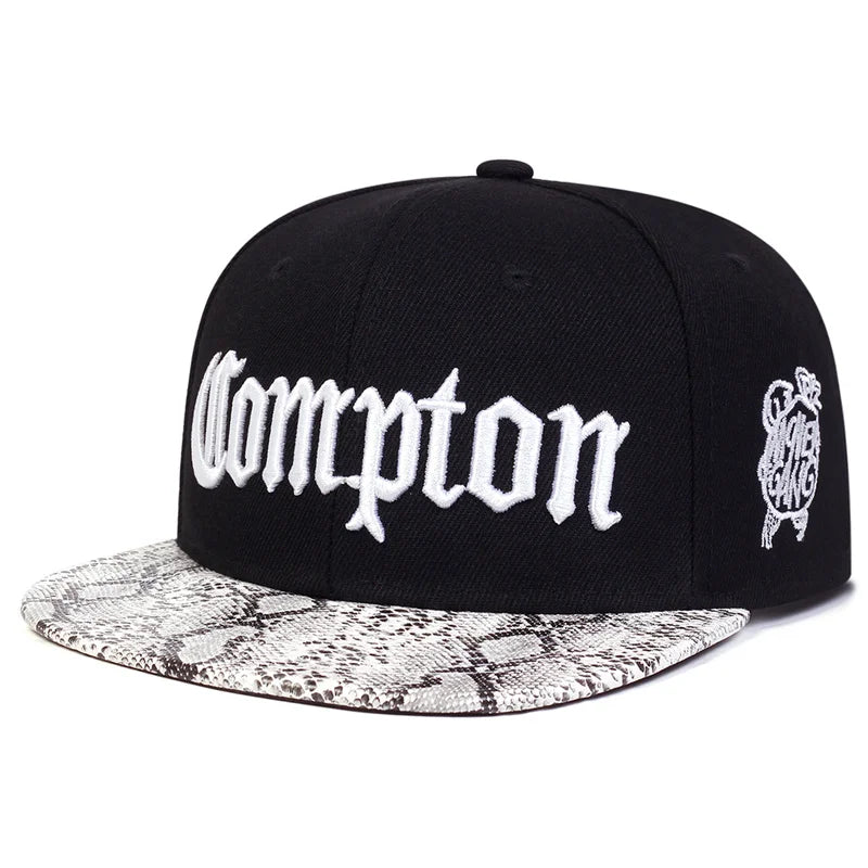 Compton Snapback Baseball Cap – Men’s Adjustable Hip Hop Trucker Hat for Sports & Streetwear - Image 3